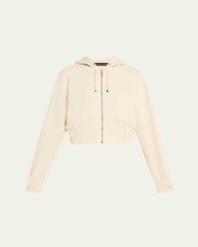 Allegra Raw-Edge Hoodie